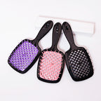 Tangled hair combed hair massage hairbrush hollowed out curly brush salon hairdresser hairdresser Special for real hair wigs