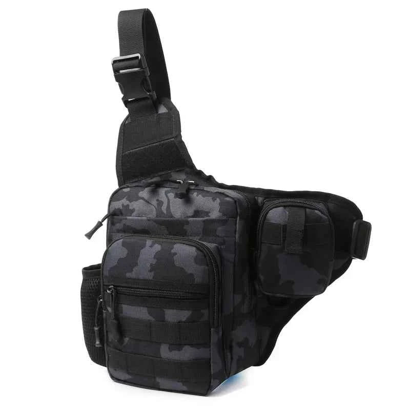 Camping Climbing Bag Chest Pouch For Men Cycling Hiking Travel Outdoor Sport Tactical Crossbody Molle Fishing Waist Fanny Pack