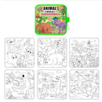 Magic Water Drawing Book DIY Doodle Water Drawing Book Coloring Books Birthday&Holiday Gift For Children Educational Toys