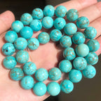 Natural Stone Beads Lapis Lazuli Round Loose Stone Beads For Jewelry Making DIY Bracelet Earrings Accessories 15'' 4/6/8/10/12mm
