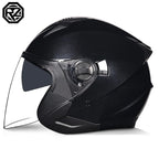 2025 Latest High Quality Motorcycle Helmet Half Covering Dual Lens Cascos para Motos Male Female Couple Capacetes de Moto