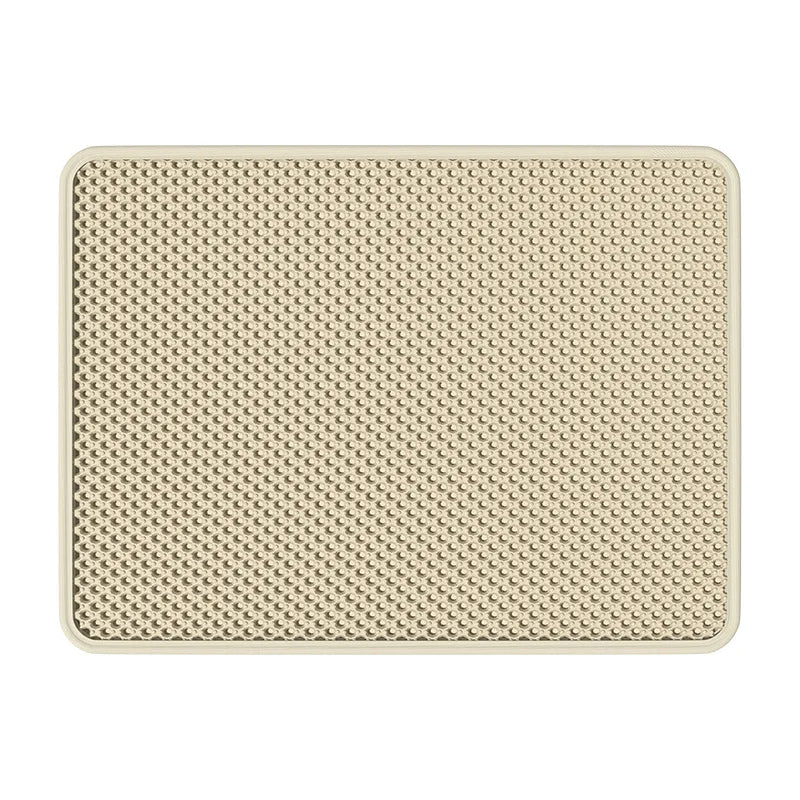 Cat Litter Mat Double Layer Waterproof Urine Proof Trapping Mat Easy to Clean Non-Slip Toilet Pad Cat Scratch Pad Large Foot Pa - WTN Essentials 