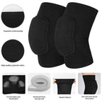 WorthWhile Dancing Knee Pads for Volleyball Yoga Women Kids Men Patella Brace Support EVA Kneepad Fitness Protector Work Gear