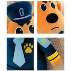 30cm Sheriff Labrador Dog Plush Toy Doll Anime Security Sergeant Labrador Wolf Dog Plush Stuffed Toys Birthday Xmas Gifts