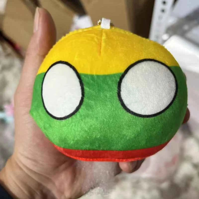 70 styles 10cm Country Ball Plush Toys Polandball Pendant Country Balls Countryball Stuffed Doll Toy Christmas Gift for Kids