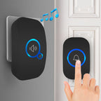 Wireless Doorbell FullHouse Waterproof Door Chime Kit Includes Push Button Transmitter and Plug In Receiver
