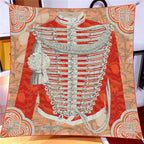 Brand Silk Scarves Colour Horse 100% Silk Scarf Women Shawls Luxury Design Hijab Scarf Fashion Square Scarves Neckerchief