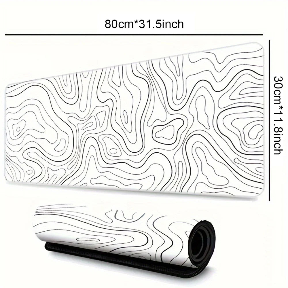 1PC Large Mouse Pads For Desk, Gaming Mouse Pad, Mouse Pad with Stitched Edges and Non-Slip Rubber Base, Extended Mouse Pad