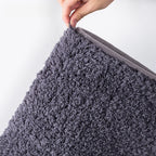Long Hair Absorbent Bathroom Mat – Furry Non-Slip Shower, Toilet & Entrance Foot Wiping Rug