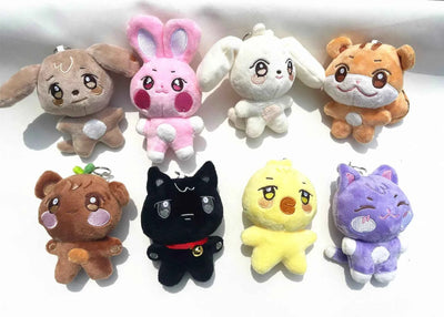 ATEEZ ANITEEZ Plush Keychain K-Pop Bag Charm