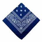 1-4Pcs Fashion Hip Hop Cotton Bandana Square Scarf 54cm*54cm Black Red Paisley Headband Printed For Women/Men/Boys/Girls