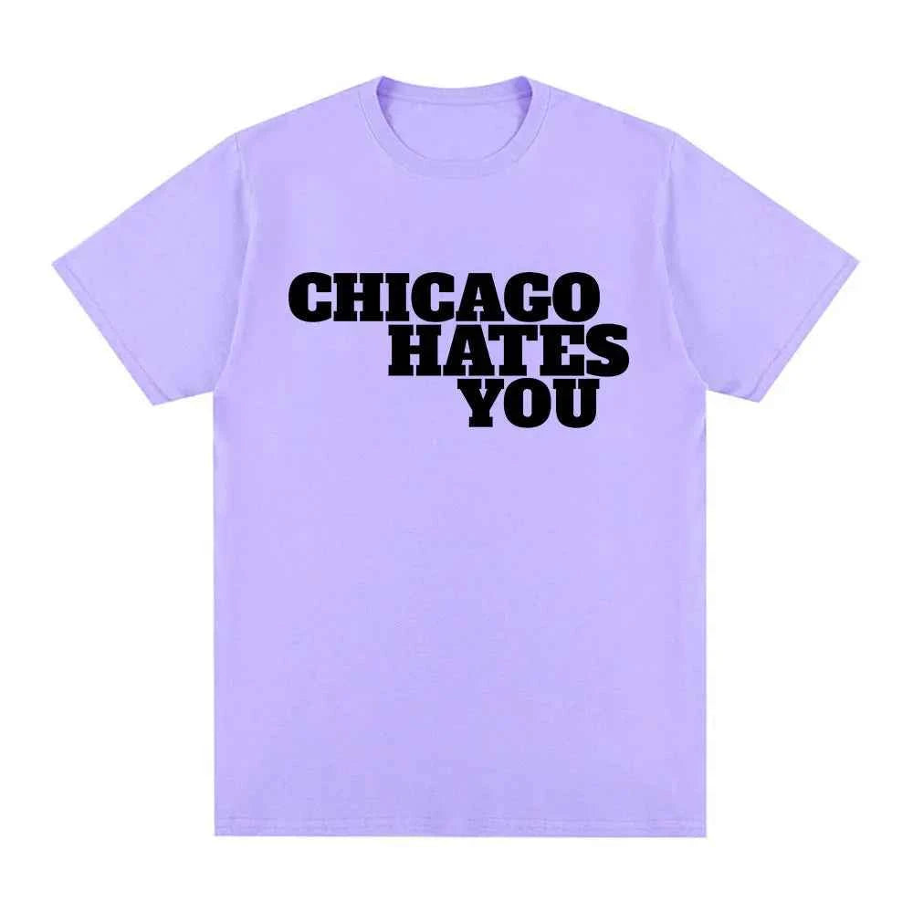 Rapper Chief Keef Chicago Hates You Same Style T-shirt Men Fashion Hip Hop Oversized T Shirt Casual Cotton Short Sleeve T-shirts