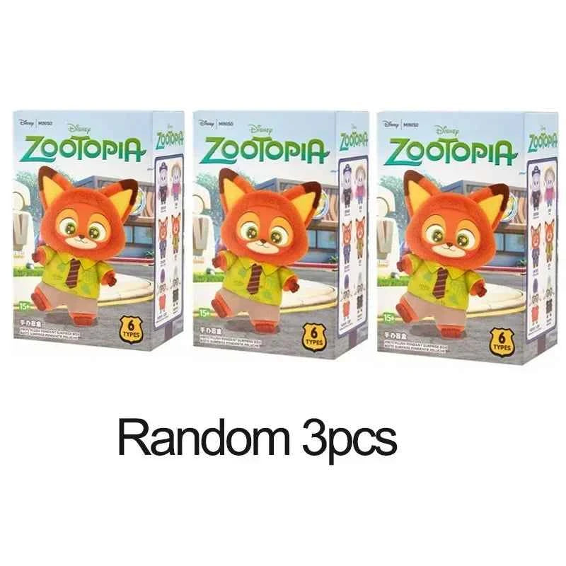 NEW 2026 Disney Zootopia Series Blind Box Judy Nick Vinyl Plush'''' Cartoon Character Pendant Trendy Toys Box Gift