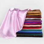 Luxury Satin Silk Feel Scarf for Women Hijab Shawl & Head Wrap