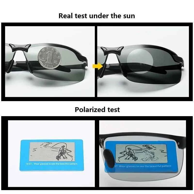 Photochromic Polarized UV400 Driving Sunglasses for Men