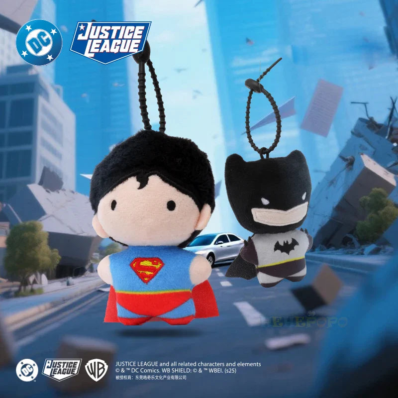 DC Justice League Plush Keychain Superhero Bag Charm