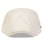 British Newsboy Flat Cap for Casual Vintage Outdoor Style