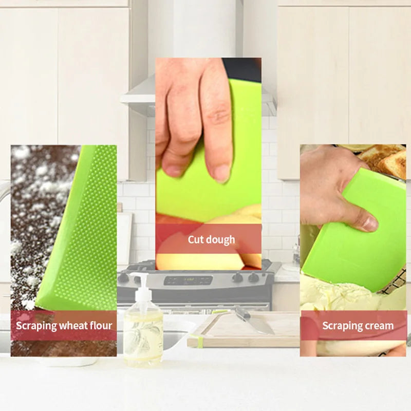 Plastic Cake Cream Spatula – Smooth Edge Dough & Butter Scraper