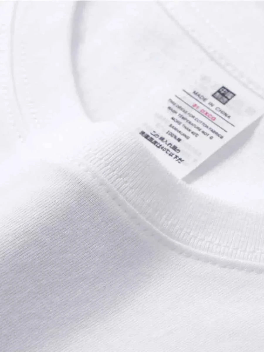 Bornladies Summer 100% Cotton Women's T-shirt Bottoming Basic Fashionable Solid Lady Short Sleeve Loose Tops Shirts 230g/㎡ Tops