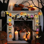 1pc Halloween LED Fairy Tale Lights Battery Operated 10/20/30LED Holiday Festival String Lights For Home Party Indoor Decoration