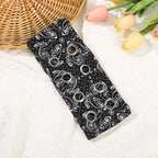 Punk Girl Hollowed Out Eyelets Wide Elastic Headband Stretchy Metal Rock Steampunk for Sports Headbands Hair Accessories
