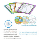 Magic Water Drawing Book with Reusable Coloring Pen for Kids Fun