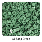 100Pcs DIY Bricks Parts 3024 1x1 Plate Educational Tech Construction Assmble Compatible Block Parts Toys for Child Kids