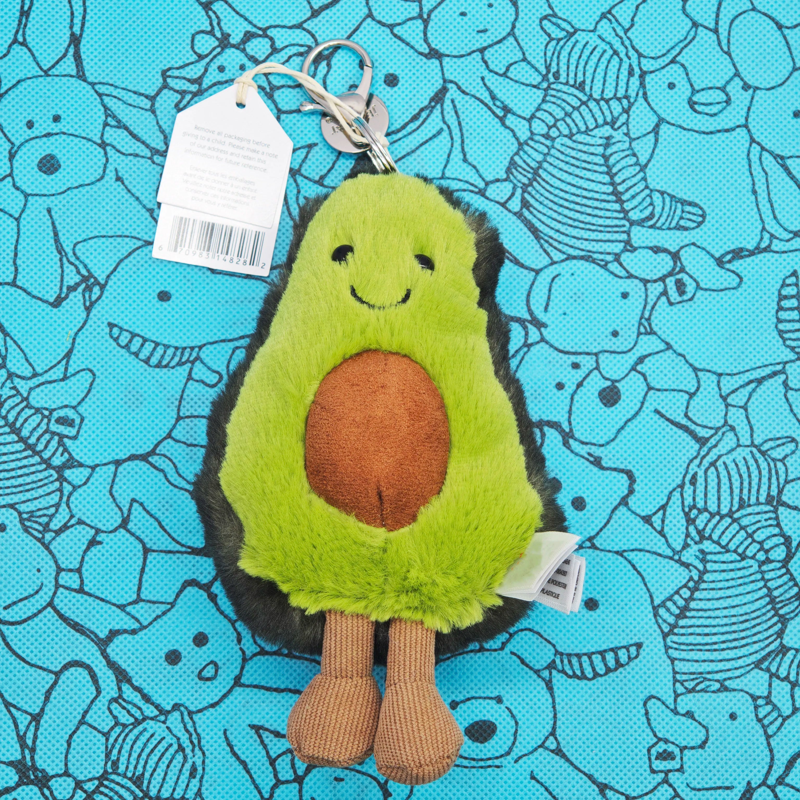 2026 New JC Fun Bestselling Fruit Plush Toy Pendant-Grape Avocado Pear Dragon Fruit Plush Toy-Home Decor Children's Gift