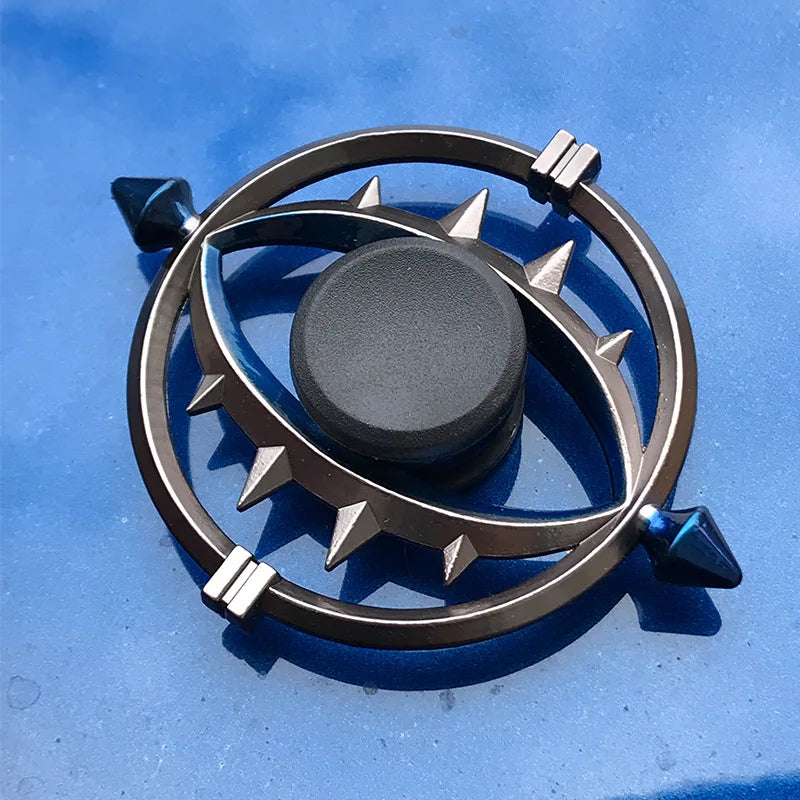 Anime Metal Fidget Spinner Zinc Alloy Silent Stress Relief Toy