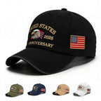 250th Anniversary Twill Baseball Cap Unisex Sun Hat Visor Cap
