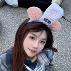 Anime Ratatouille Chef Remy Magnetic Cute Rat King Headband Washing Headband Cartoon Funny Rat King Headband Surprise Gifts