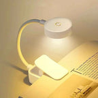 Mini Clip Book Lamp LED Table Lamp Eye Protection 3 Colors Battery Powered Night Light Portable Bedside Student Reading Lamp