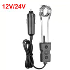 Portable Car Immersion Heater – 12V/24V Electric Coffee & Water Warmer
