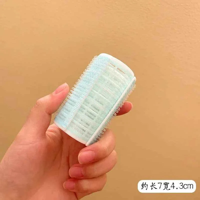 S/M/L Lazy Hair Rollers Hair Curlers Air Bangs Curling Rollers Plastic Self-adhesive Hair Curling Hairdressing Styling DIY Tool
