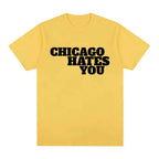 Rapper Chief Keef Chicago Hates You Same Style T-shirt Men Fashion Hip Hop Oversized T Shirt Casual Cotton Short Sleeve T-shirts
