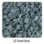 100Pcs DIY Bricks Parts 3024 1x1 Plate Educational Tech Construction Assmble Compatible Block Parts Toys for Child Kids