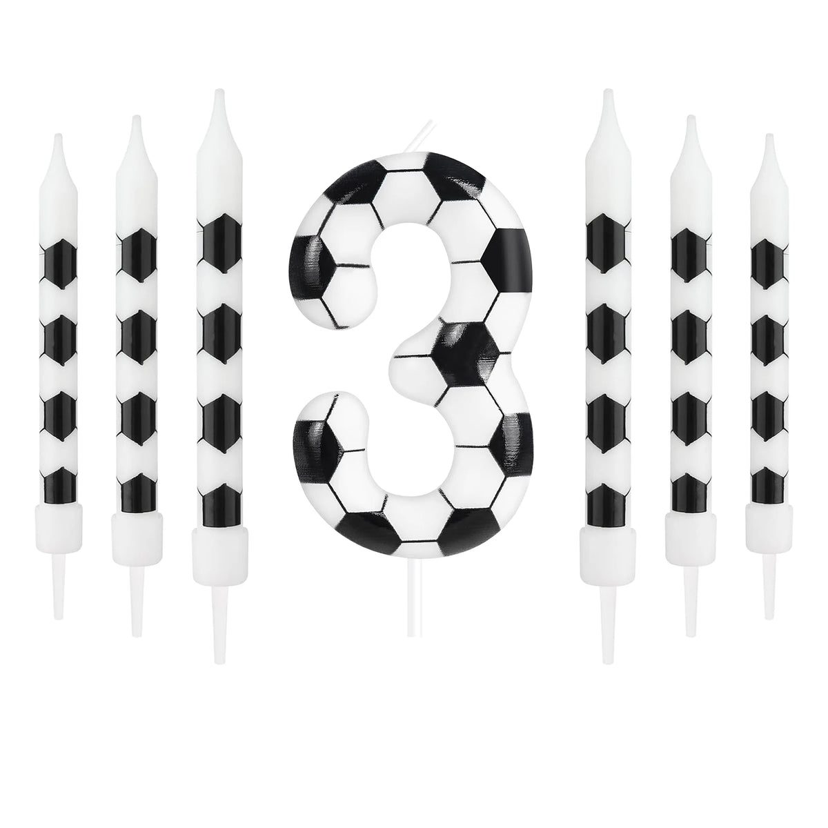 7pcs Red Racing Cars Themed Birthday for Cake Candles, Number 0 1 2 3 4 5 6 7 8 9 10 Candle Birthday Cake Topper