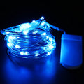 3V Led Silver Wire Fairy Lights Battery Power LED String Light with Switch for Garden Patio Fence Wedding Party Christmas Decor