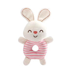 New Baby Rattle Toys Cartoon Animals Plush Infant Hand Ring Bed Toys for Newborn 0-24 Months Toddler Early Educational Toy