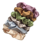 Satin Scrunchies Set for Women & Girls – 25/10/6 Pcs Elastic Hair Bands | Soft Silk Ponytail Holders & Fashion Hair Accessories