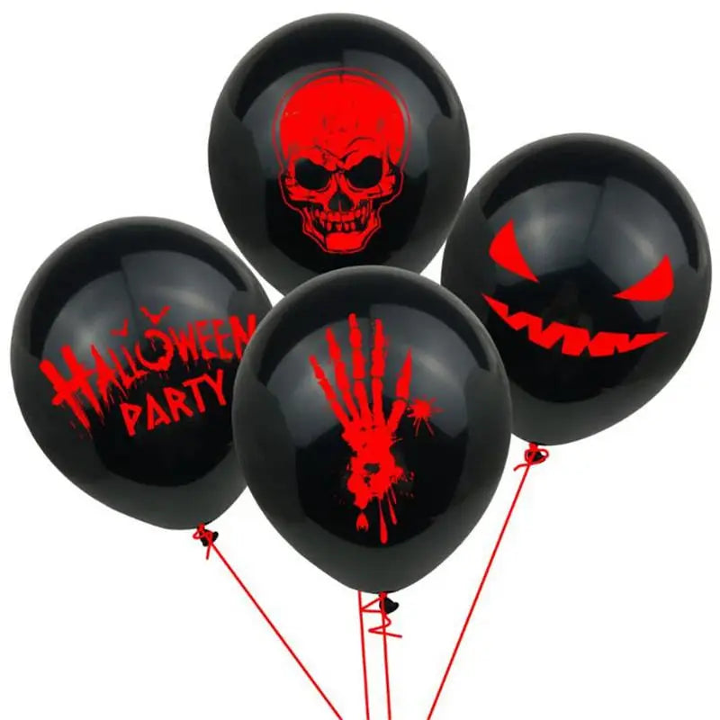 Halloween Ghost Balloons – Spooky Spider, Witch & Pumpkin Party Decor