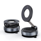 Car Phone Magnetic Stand Mechanical Vacuum Suction Cup Rotate 360° Magnetic Adsorption Bracket Navigation Universal Holder