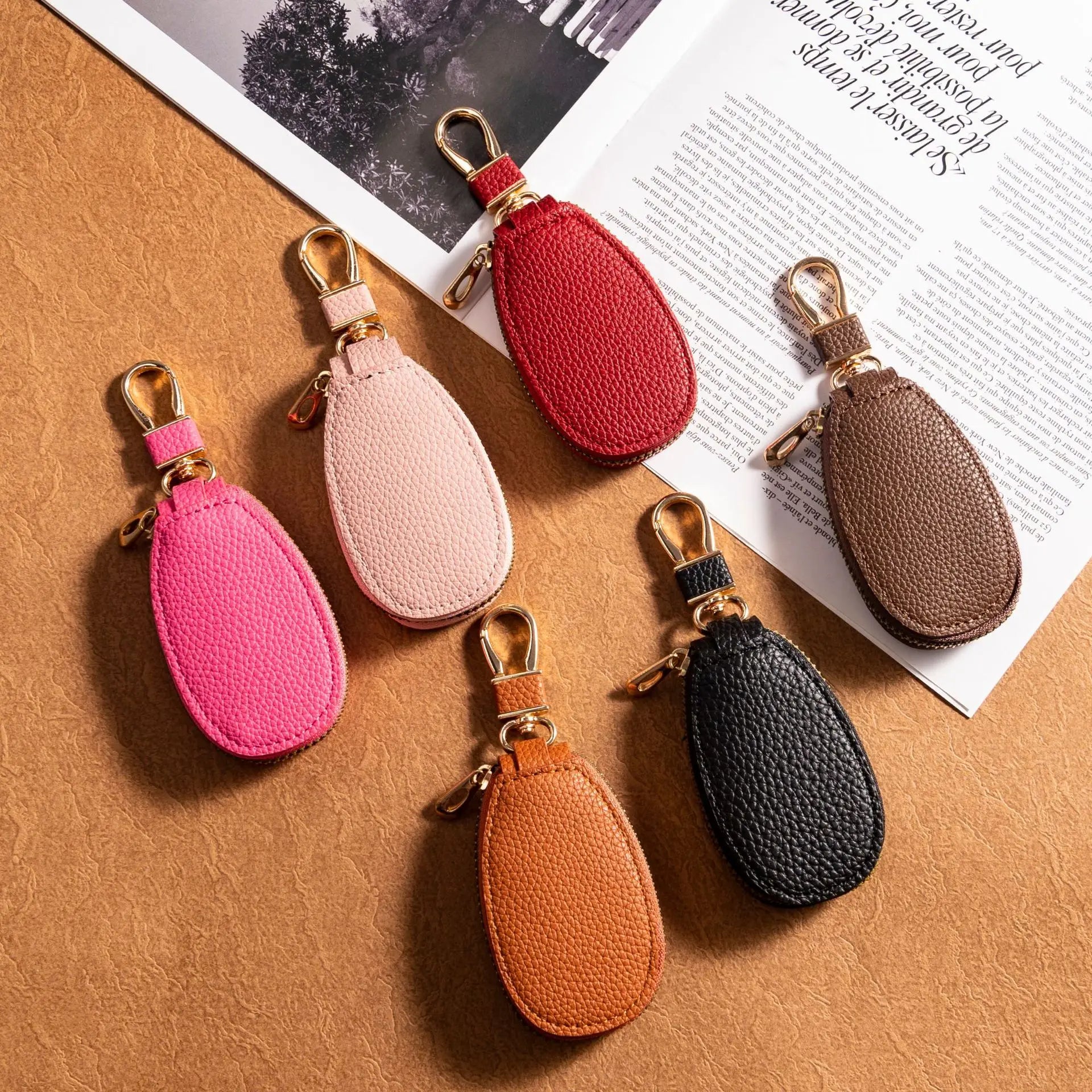 Key Bag Men's And Women's Key Bag  Large Capacity Multi-function Key Chain Storage Bag Simple And Small Household