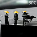 Decorative 50mm Resin Mini Figurines Ancient Sino-Japanese Samurai Warriors Office Cubicle Home Desktop Car Interior Model Gifts