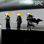Decorative 50mm Resin Mini Figurines Ancient Sino-Japanese Samurai Warriors Office Cubicle Home Desktop Car Interior Model Gifts