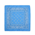 Fashion Hip Hop Bandana Kerchief Unisex Black Hair Band Neck Scarf Headwear Wrist Wraps Head Square Scarves Print Handkerchief