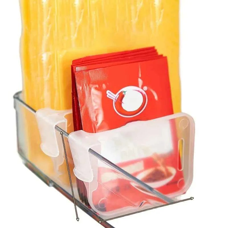 Adjustable Refrigerator Storage Divider for Shelf Organization Board