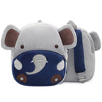 Cute Cartoon Animal Plush Backpack Soft Children Kindergarten Schoolbag Toddler Travel Bag Gift For Girls Boys