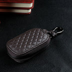 1Pcs Leather Key Holder Minimalist Keychain Case Wallet Key Storage Case Key Protector Large-capacity Multifunctional Key Pouch
