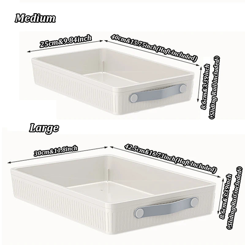 Pull-Out Kitchen Cabinet Organizer – Sliding Drawer Storage Rack